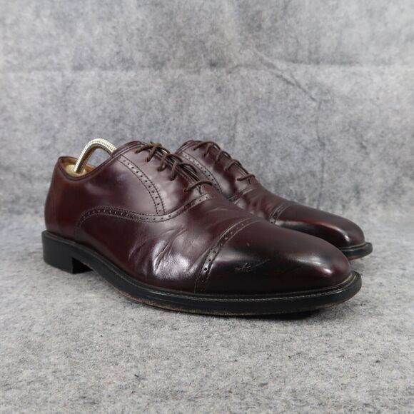 Rockport Other - Rockport Shoes Men 8.5 Oxford Cap Toe Leather Dress Formal Classic Comfort Brown